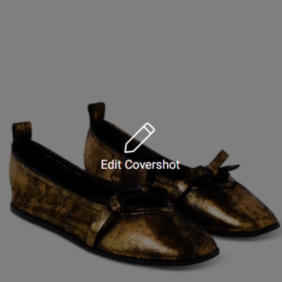 new Free People Bow Mania GENUINE LEATHER Ballet Flats 2511 3S7 - Picture 2 of 4